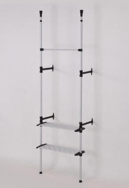 Ore International NS-1115-60 Simple Modern 2 Tier Telescopic Clothes Rack at Sears.com
