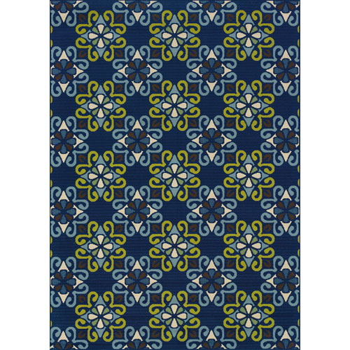 Sphinx by Oriental Weavers 748679323180 Caspian 6.58 x 9.5 ft. Casual Rug - Blue and Blue at Sears.com