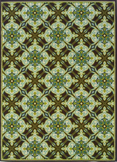 Sphinx by Oriental Weavers 748679322640 Caspian 6.58 x 9.5 ft. Casual Rug - Brown and Ivory at Sears.com