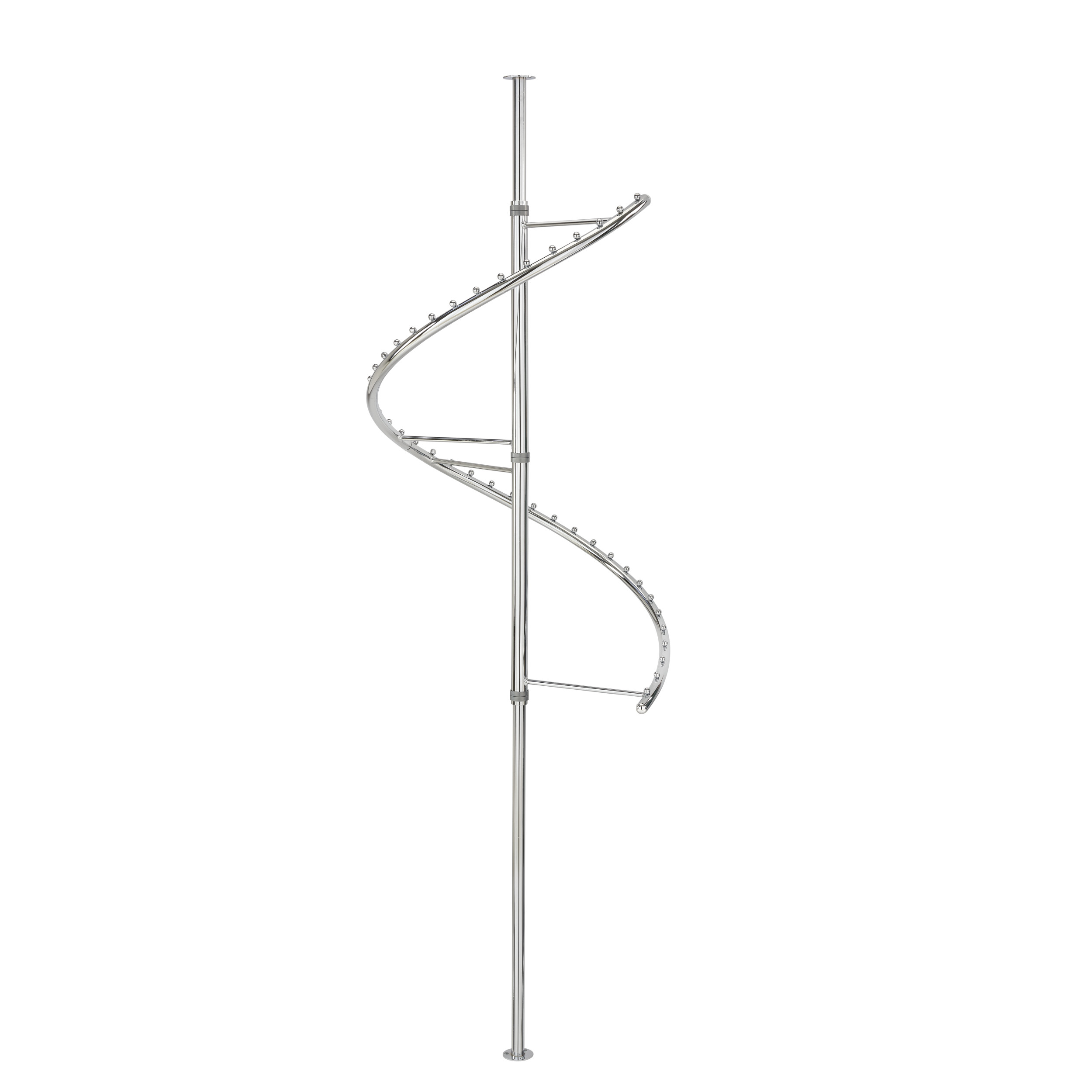 Hardware Distributors RSSHR.3684 Spiral Clothes Rack Chrome 360 Deg at Sears.com