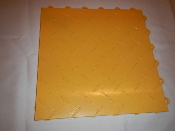 Raceway Tile 10007 Raceway Flooring Tile - Yellow, 10 pack at Sears.com