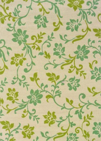 Sphinx by Oriental Weavers 748679323999 Caspian 6.58 x 9.5 ft. Casual Rug - Ivory and Green at Sears.com