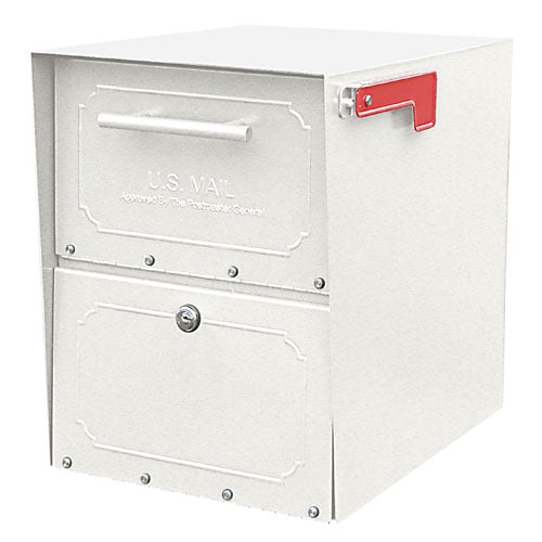 Architectural Mailboxes 6200w-10 Oasis Jr. Curbside Locking Mailbox