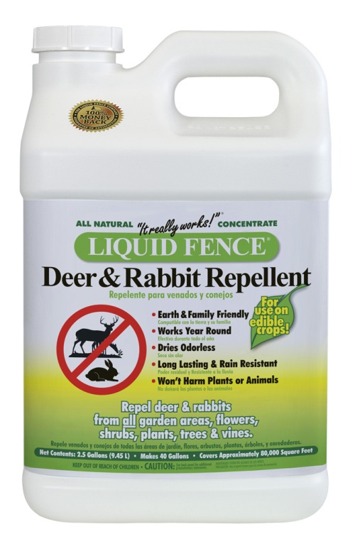 Liquid Fence Liquid Fence 123 2.5 GALLON CONCENTRATE- DEER & RABBIT