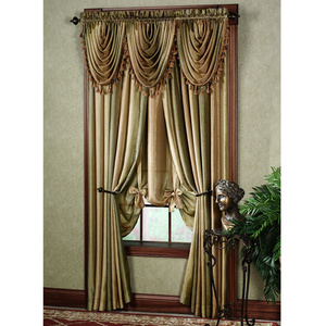 ACHIM Achim Omwfvler06 - Ombre Waterfall Valance - Earth
