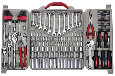 Cooper Hand Tools 181-CTK170MP 170 Piece Mechanics Toolset Open Case at Sears.com