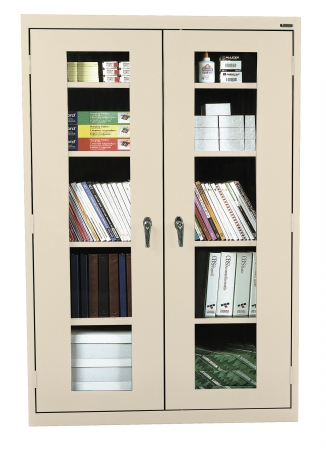 Sandusky EA4V462478-07 Clearview Storage Cabinet- Putty at Sears.com
