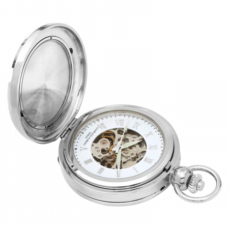 Charles Hubert Charles-Hubert- Paris 3845 Two-Tone Mechanical Picture Frame Pocket Watch at Sears.com