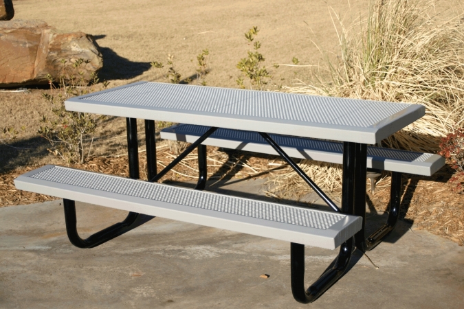 Webcoat T4INFINNVUP 4 ft. Table- Small Hole 11 Gauge Punched Steel - Portable at Sears.com