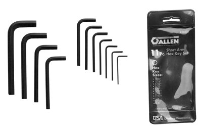 Allen 023-56030 Short Arm Hex Key Sets - Black Oxide at Sears.com