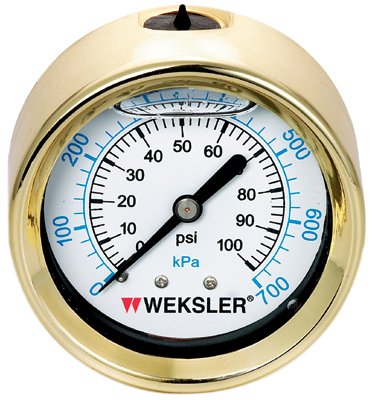 Weksler 006-BY12JPD4CW 2 1-2In 0-30 Psi Lqd Fill Brss-1-4In Bc at Sears.com