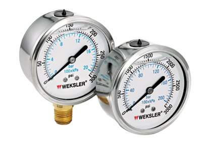 Weksler 006-BY12YPE4LW 2 1-2In 0-60 Psi Lqd Fill Ss-1-4In Lc at Sears.com