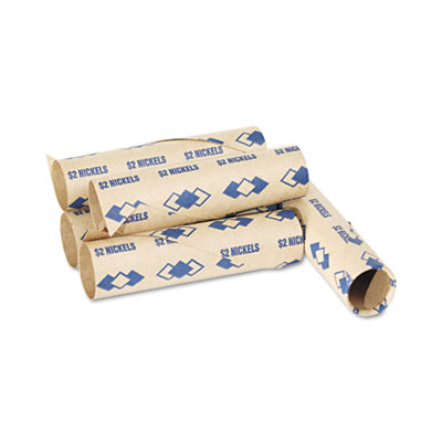 PM Company 65070 Preformed Tubular Coin Wrappers- Nickels- $2- 1000 Wrappers/Carton at Sears.com