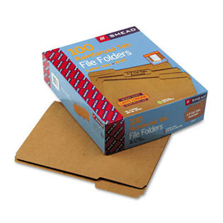 Smead 10734 Kraft File Folders- 1/3 Cut- Reinforced Top Tab- Letter- Brown- 100/Box Smead 10734 Kraft File Folders- 1/3 Cut- Reinforced Top Tab- Letter- Brown- 100/Box