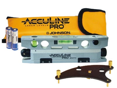 Johnson Level Johnson Level 40-6174 Magnetic Torpedo Laser Level With Base