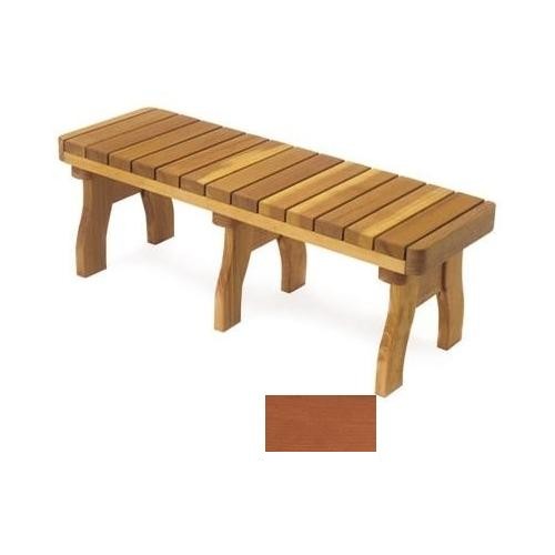 A&B Accessories A and B Accessories OB48 Redwood Bench - 48 Inch
