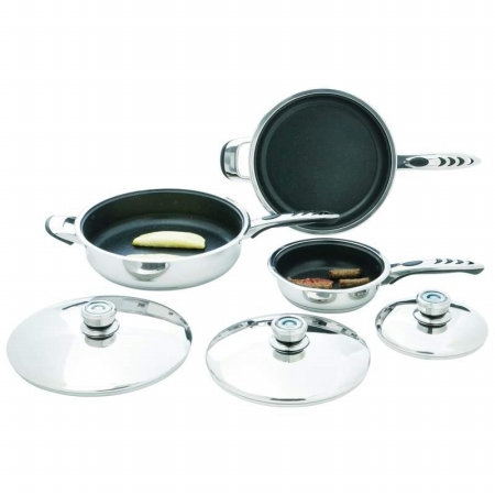 Precise Heat KTFP6 Precise Heat 6Pc NON-STICK  Ss Skillet Set