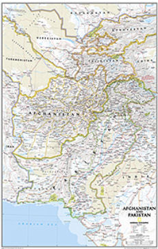 National Geographic Maps RE01020437 Afghanistan / Pakistan Tubed at Sears.com