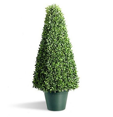 National Tree LBXM-705-24 24 in. Faux Mini Boxwood Square Topiary at Sears.com