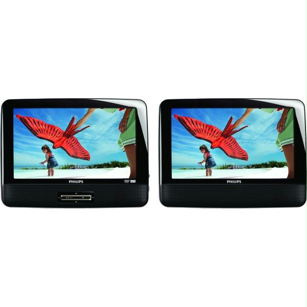 Philips Pd9012/37 Dual Screens Portable Lcd Dvd Player - 9 Inch at Sears.com