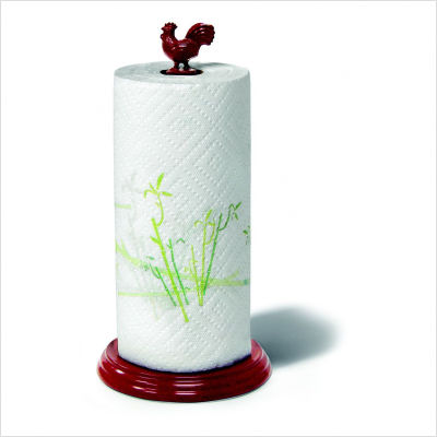 Spectrum Diversified Spectrum 37184CAT Rooster Paper Towel Holder - Red at Sears.com