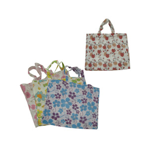 BULK BUYS Large flower tote bag  assorted designs Case Of 24 at Sears.com