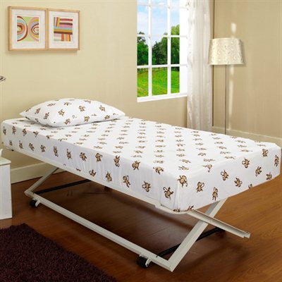 Inroom Furniture Designs B59-3 Pop-up Rollout Pop up trundle white Finish at Sears.com