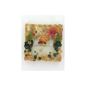 BULK BUYS Floral polyresin light switch cover Case Of 24 at Sears.com