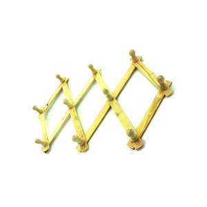 BULK BUYS Expandable wood wall rack Case Of 12 at Sears.com