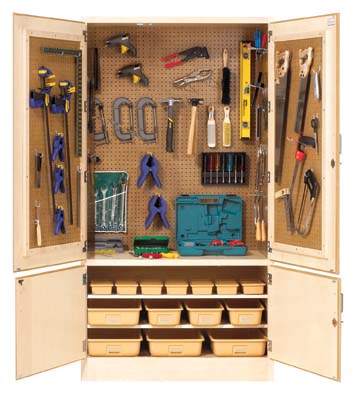 Diversified Woodcrafts TETC-40WT All Purpose - Tech-Ed Tool Storage Cabinet with Tools at Sears.com
