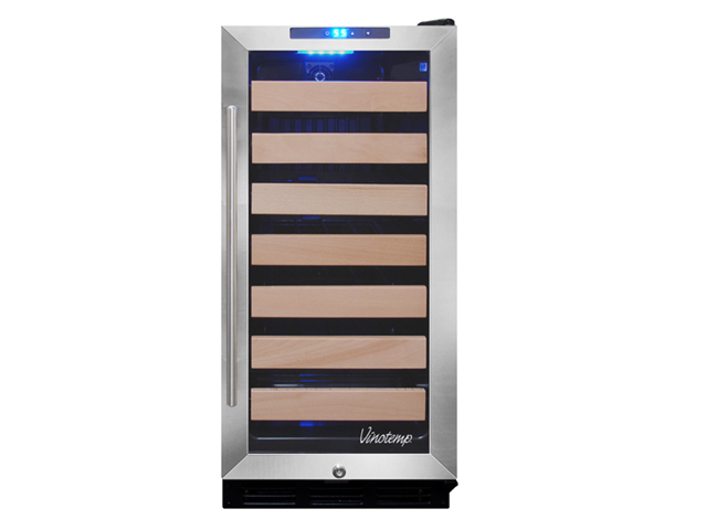 Vinotemp VT-26SB10 26-Bottle Built-In Wine Cooler Black/Stainless at Sears.com