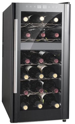 Sunpentown WC-1857DH 18-Bottle Dual-Zone Thermo-Electric Wine Cooler with Heating at Sears.com