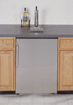 Summit Appliances SBC490BISSTB Built-In Under-Counter Beer Dispenser - Stainless and Black at Sears.com