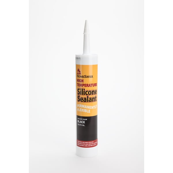 Chimney 81520 HomeSaver High Temperature Silicone Sealant Black  10.3 oz. Cartridge  Pack of 6 at Sears.com