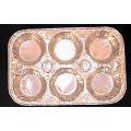 Bulk Savings Bulk Savings 320190 Aluminum Foil 6 Cup Muffin Pan- Case of 500