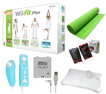 Nintendo Wii Fit Plus Super Holiday Bundle - Green