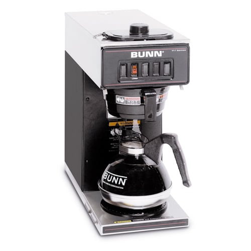 BUNN BUNN 13300.0011 Pourover Coffee Brewers with 1 Warmer VP17-1 BLACK
