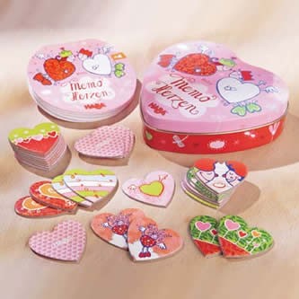 Haba USA 2548 Memo-Hearts - Pack of 4 at Sears.com
