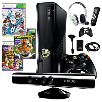 Microsoft XBOX-4GB-KINECT-MADDEN-BNDL XBOX 360 Slim 4GB Kinect Bundle with Madden 13 and More at Sears.com