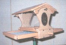 Stonewood Mini Posttan  Minimagnet Post Mount Bird Feeder  Tan