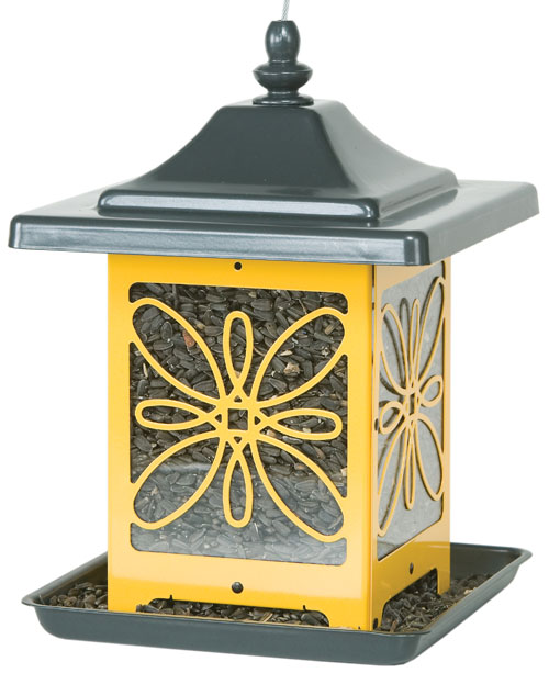 Homestead Butterfly Charcoal And Buttercup Bird Feeder