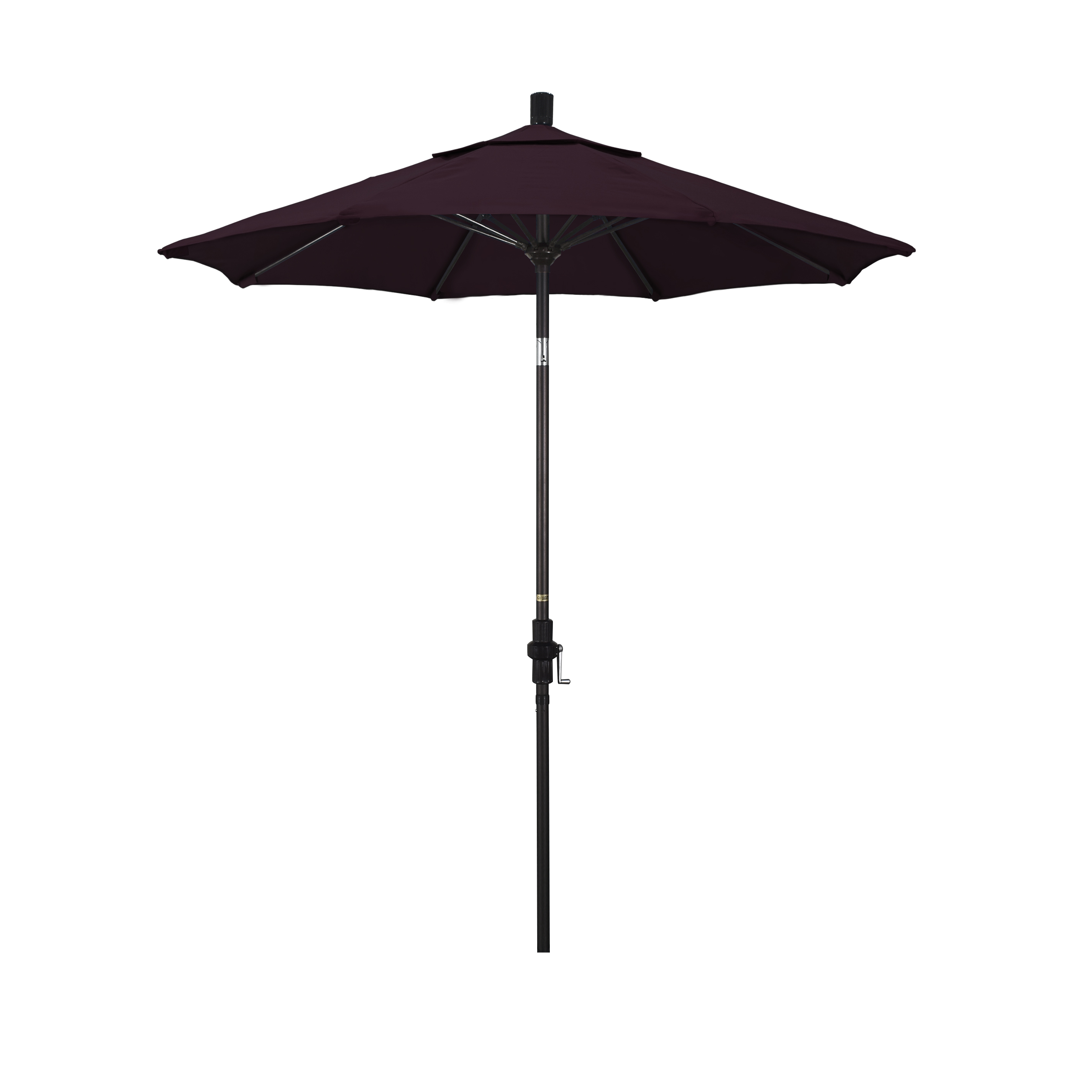 California Umbrella GSCUF758117-SA65 7.5 ft. Fiberglass Market Umbrella Collar Tilt DV Bronze-Pacifica-Purple at Sears.com