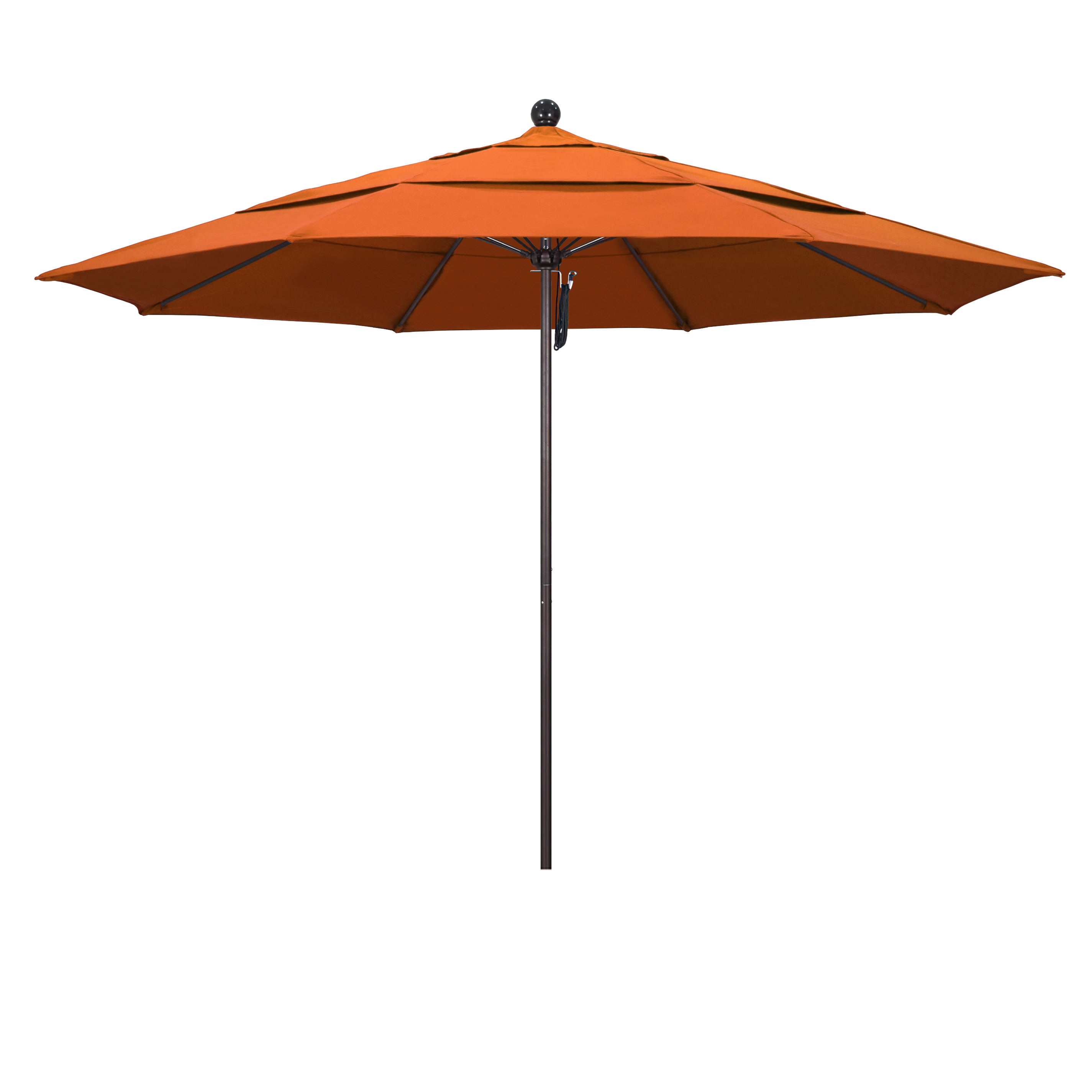 California Umbrella ALTO118117-5417-DWV 11 ft. Fiberglass Market Umbrella PO DVent Bronze-Sunbrella-Tuscan at Sears.com