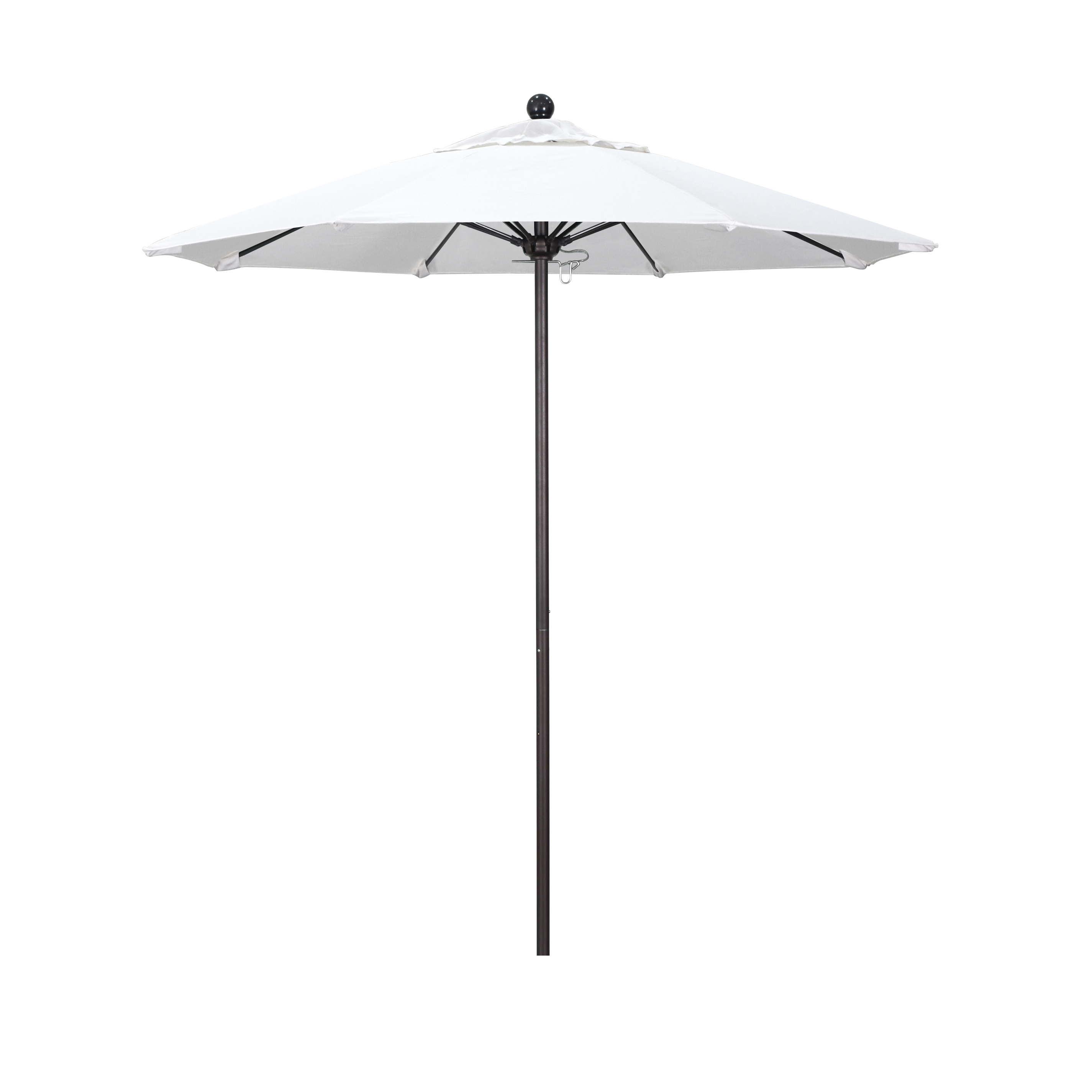 California Umbrella ALTO758117-5404 7.5 ft. Fiberglass Market Umbrella Pulley Open Bronze-Sunbrella-Natural at Sears.com