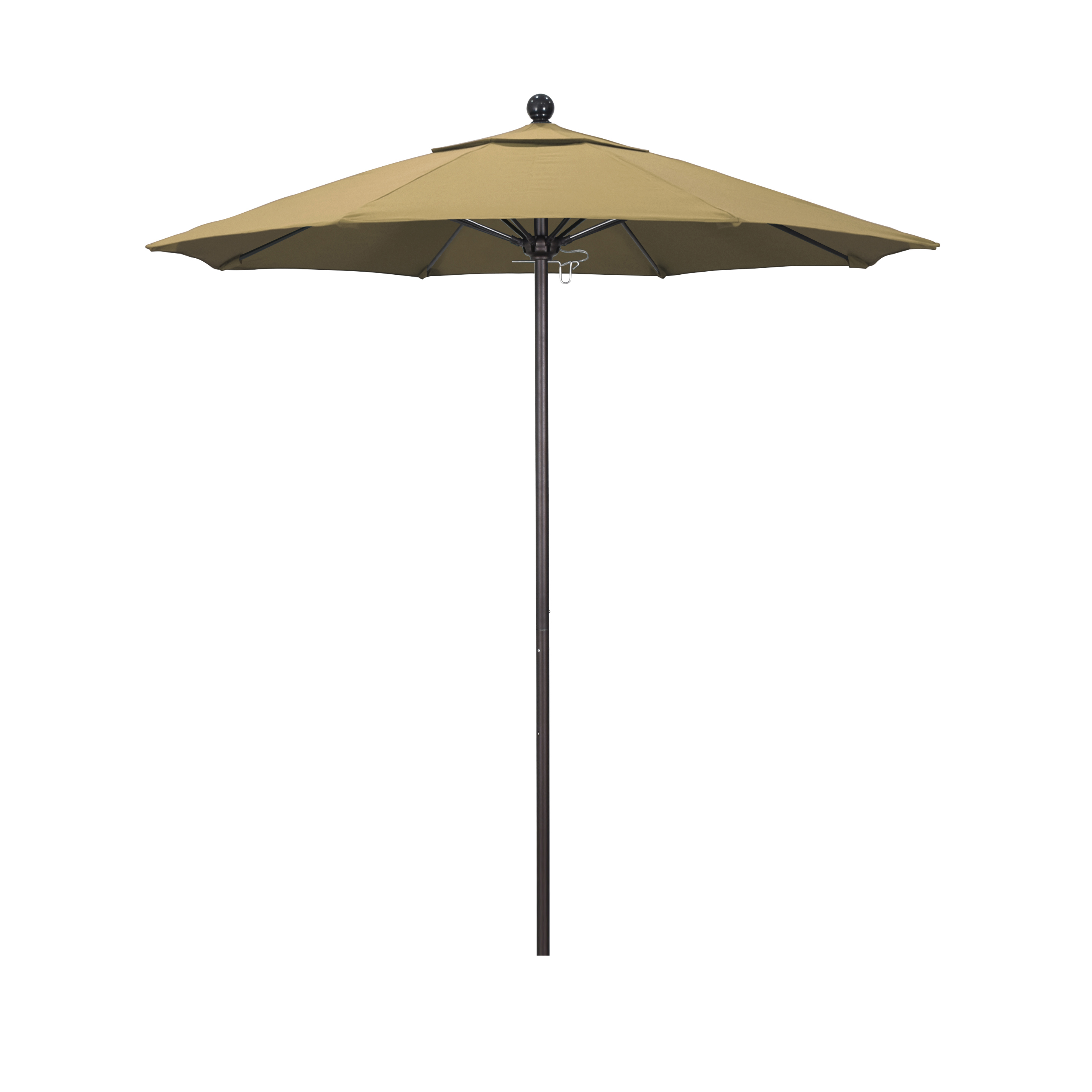 California Umbrella ALTO758117-F67 7.5 ft. Fiberglass Market Umbrella Pulley Open Bronze-Olefin-Champagne at Sears.com
