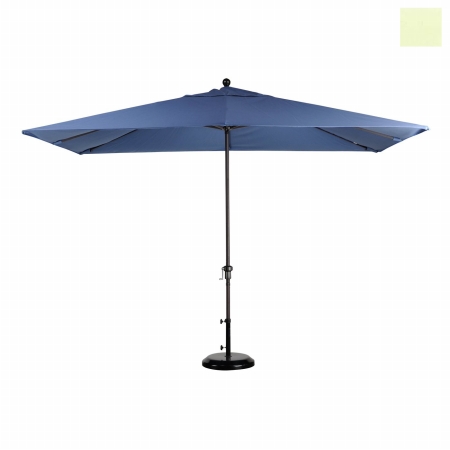 California Umbrella GS1188S117-5404 11 ft. x 8 ft. Rectangular Aluminum Market Umbrella Bronze-Sunbrella-Natural at Sears.com