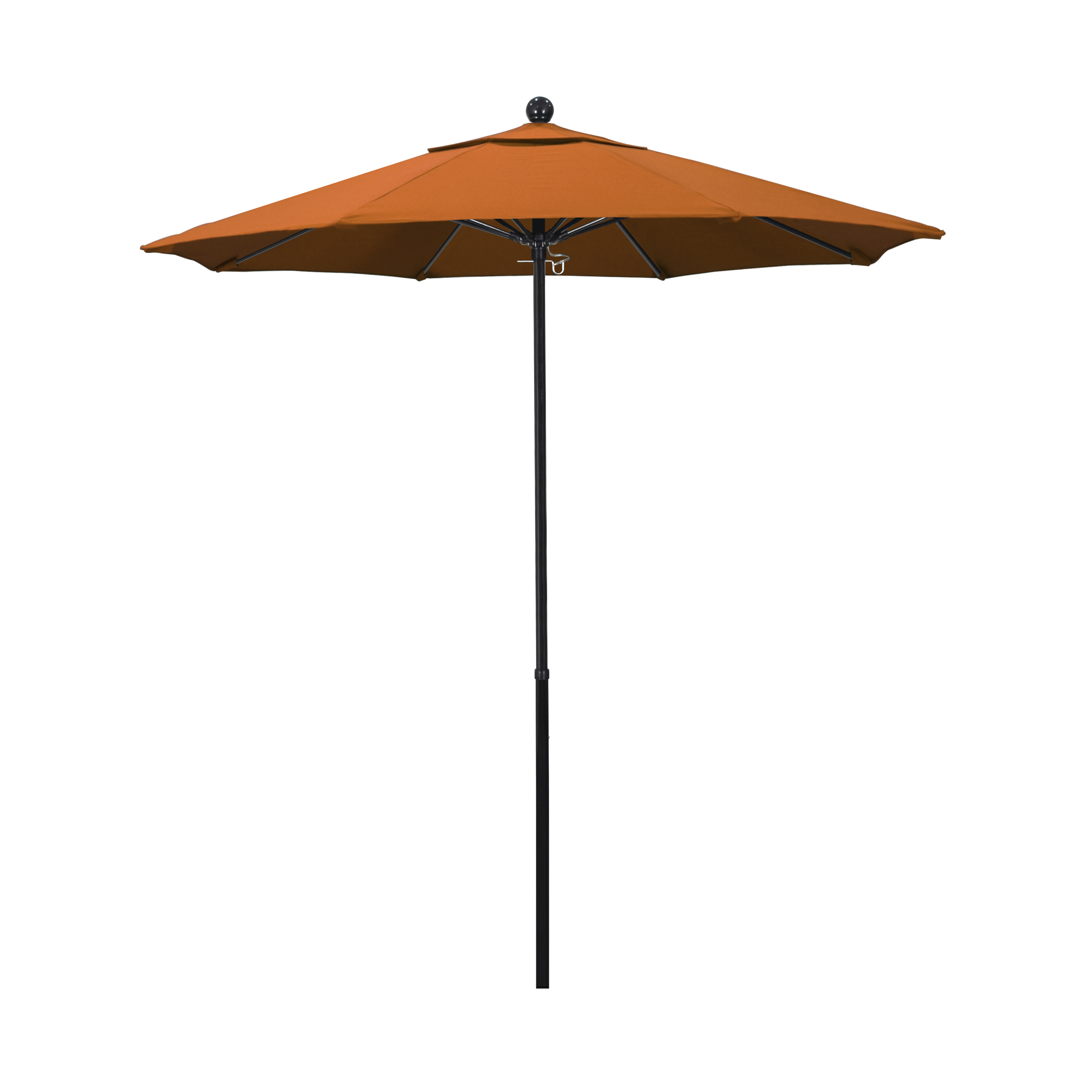California Umbrella EFFO758-SA17 7.5 ft. Complete Fiberglass Market Umbrella Pulley Open Black-Pacifica-Tuscan at Sears.com