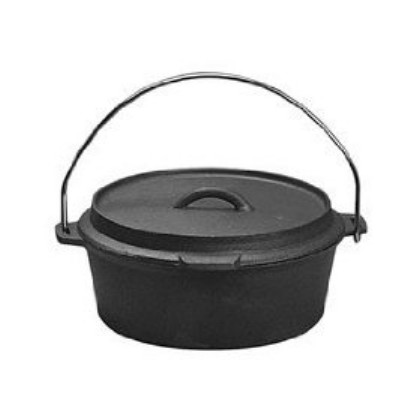 Universal Battery Universal PS194 Pre-Seasoned Cast Iron Dutch Oven