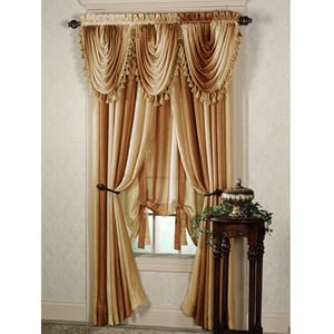 ACHIM Achim Omwfvlss06 - Ombre Waterfall Valance - Sandstone