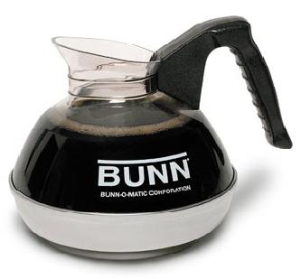 Bunn 06100.0103 Easy Pour Black Finish 3/cs Coffee Decanters